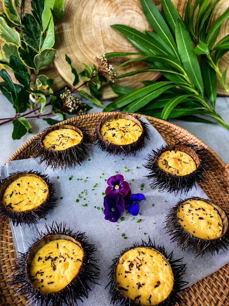 Detalle de cocina propia presentado para un evento en Finca El Tajar